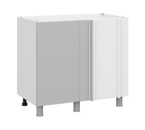 Модерн Стол угловой 1 дв 90х82,4 см, белый/нео