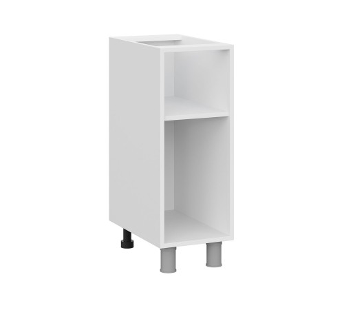 Модус Стол 1 дв 30х82,4 см, белый/цемент темный