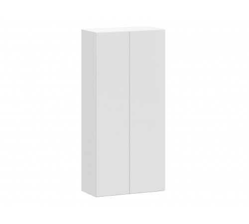 Модерн Пенал навесной 2 дв 60х129х29,6 см, белый/бланж