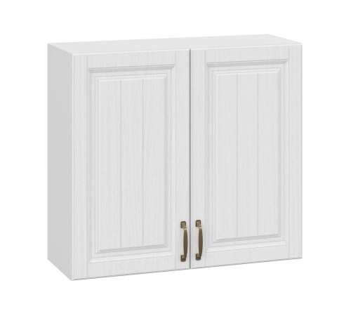 Прованс Шкаф навесной 1 дв 30х72 см, белый/белый текстурный