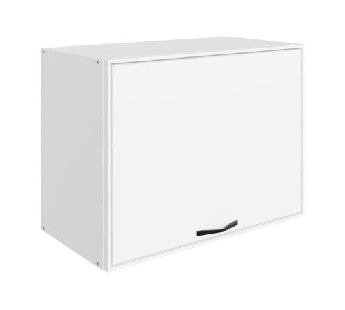 Монако Шкаф навесной антресольный 1 дв 60х45 см, белый/милк матовый