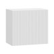 Стайл Навесной шкаф антресольный 1 дв 50х45,6 см, белый/бланж