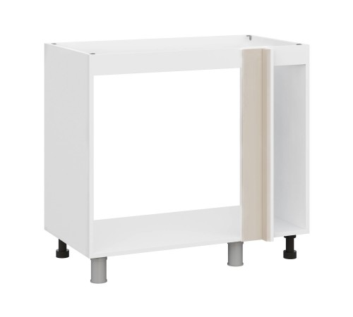 Модерн Стол под мойку угловой 2 дв 90х82,4х50,6 для узкого 400 мм, белый/меланж