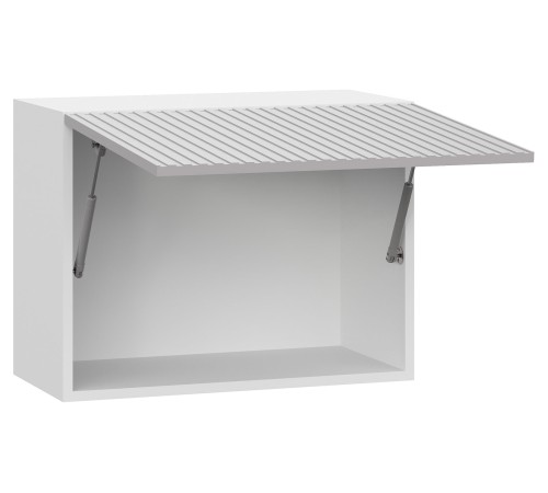 Стайл Навесной шкаф антресольный 1 дв 60х45,6 см, белый/нео