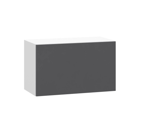 Модерн Шкаф антресольный 1 дв 60х36 см, белый/графит