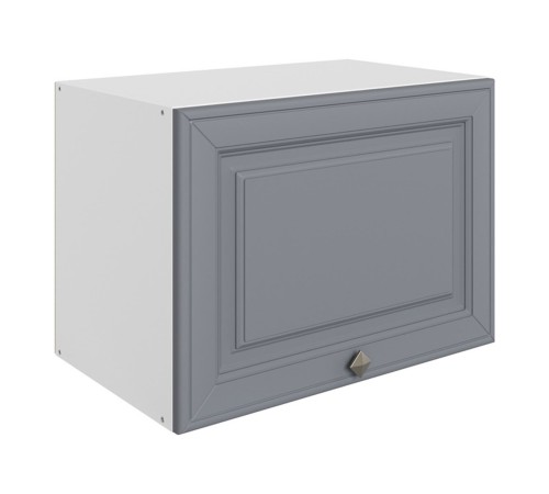 Мишель Шкаф навесной антресольный 1 дв 50х36 см, белый/серый