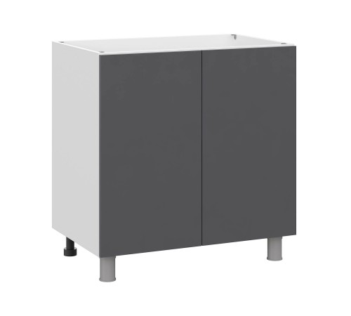 Модерн Стол под мойку 2 дв 80х82,4 см, белый/графит