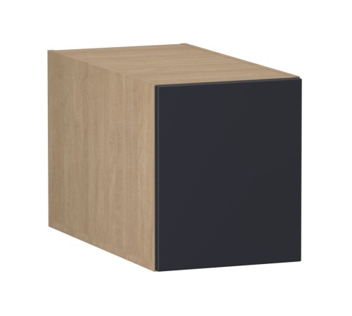 Женева Шкаф антресольный глубокий 1 дверь 60 см, дуб палермо/серый камень