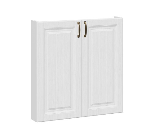 Прованс Стол под стиральную машину 2 дв 70х82,4 см, белый/белый текстурный