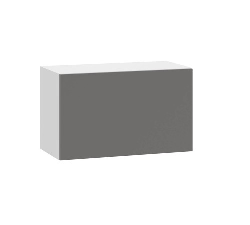 Модерн Шкаф антресольный 1 дв 60х36 см, белый/грей