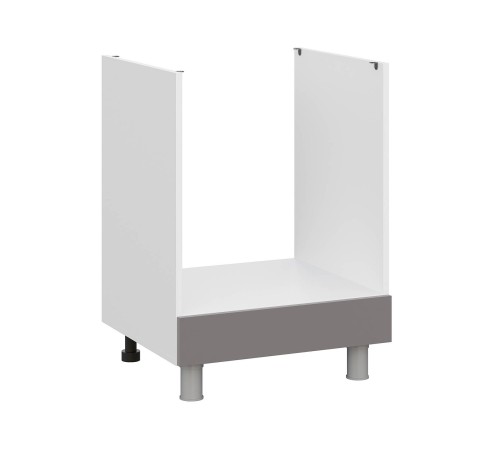 Модерн Стол под духовку 60х82,4 см, белый/грей