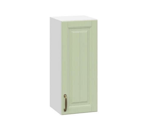 Прованс Шкаф навесной 1 дв 30х72 см, белый/белый текстурный