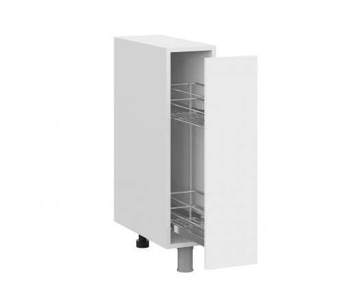 Модерн Бутылочница металл 20х82,4 см, белый/бланж
