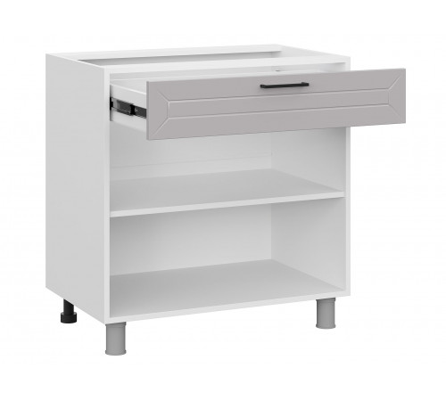 Вектор Стол 2 дв 1 ящ 80х82,4 см, белый/нео