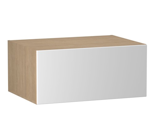 Женева Шкаф антресольный глубокий 1 дверь 60 см, дуб палермо/серый камень