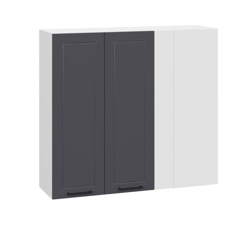 Вектор Шкаф прямоугловой 2 дв 100х91,2 см, белый/графит