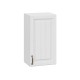 Прованс Шкаф навесной 1 дв 30х72 см, белый/белый текстурный