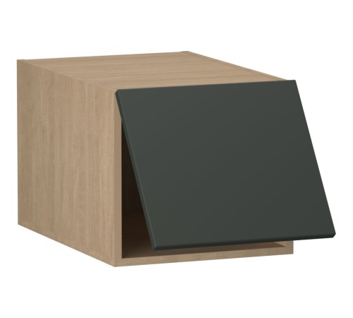 Женева Шкаф антресольный глубокий 1 дверь 60 см, дуб палермо/серый камень