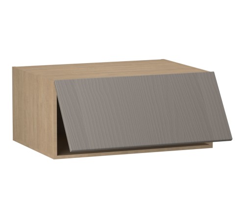 Женева Шкаф антресольный глубокий 1 дверь 60 см, дуб палермо/серый камень