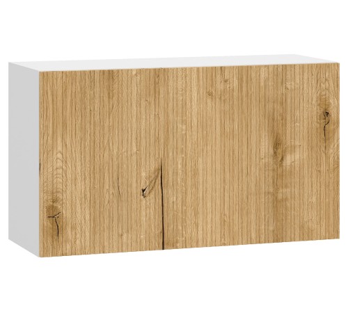 Стайл Навесной шкаф антресольный 1 дв 80х45,6 см, белый/дуб торонто