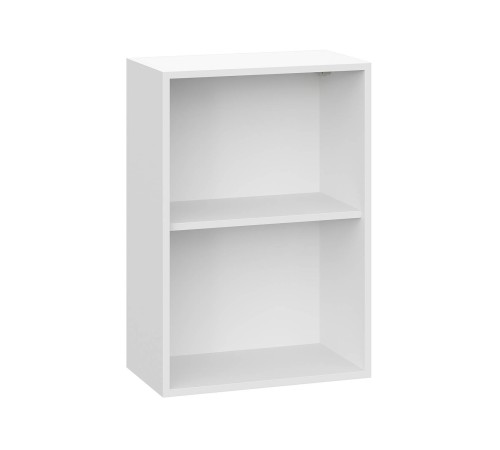 Стрэйт Шкаф 1 дв 50х72 см, белый/белый глянец