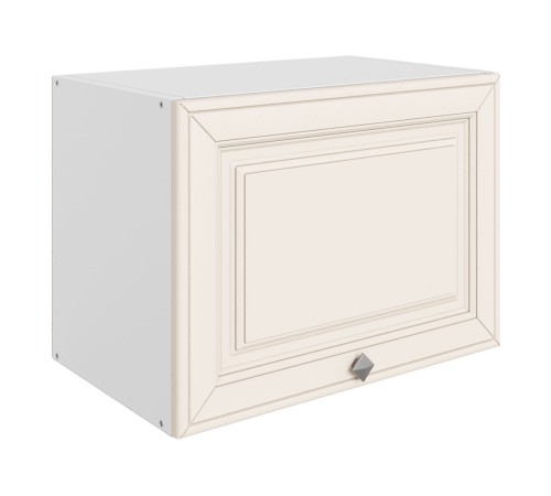 Мишель Шкаф навесной антресольный 1 дв 50х36 см, белый/лен