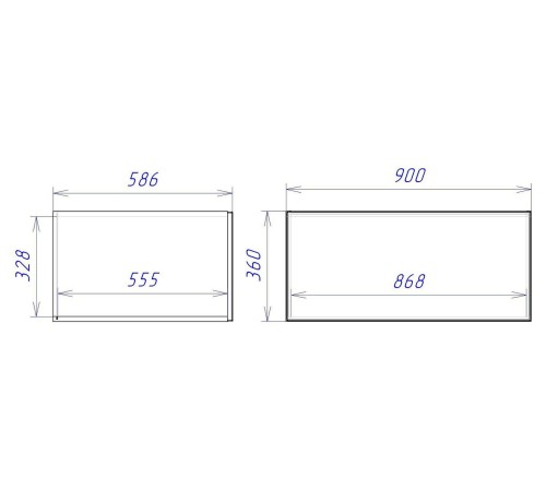 Женева Шкаф антресольный глубокий 1 дверь 60 см, дуб палермо/серый камень