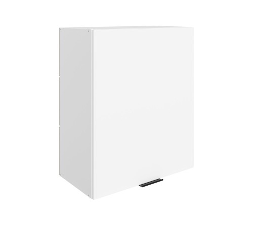 Стоун Шкаф навесной 1 дв 60х72 см, белый/джелато софттач