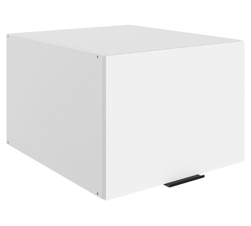 Стоун Шкаф навесной антресольный глубокий 1 дв 50х36х56,6 см, белый/джелато софттач