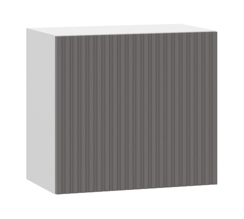 Стайл Навесной шкаф антресольный 1 дв 50х45,6 см, белый/грей