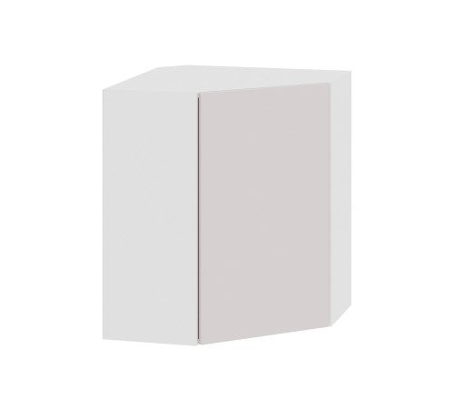 Аурелио Шкаф навесной угловой 60х72 см, белый/айриш