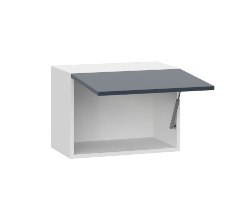 Модерн Шкаф антресольный 1 дв 50х36 см, белый/океания