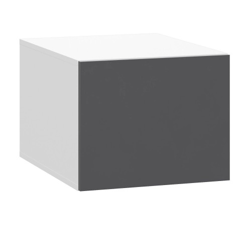 Модерн Шкаф глубокий 1 дв 45х36х56,2 см, белый/графит