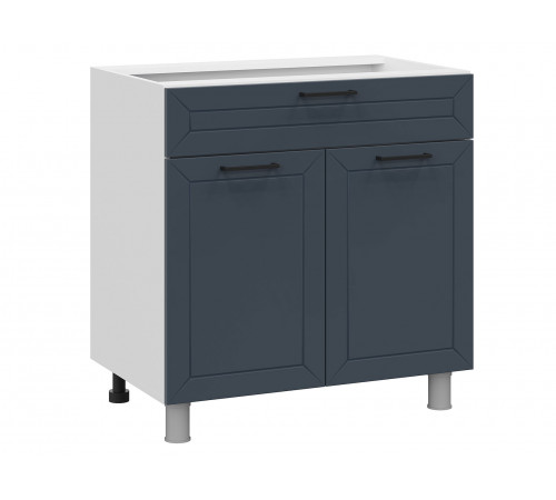 Вектор Стол 2 дв 1 ящ 80х82,4 см, белый/океания