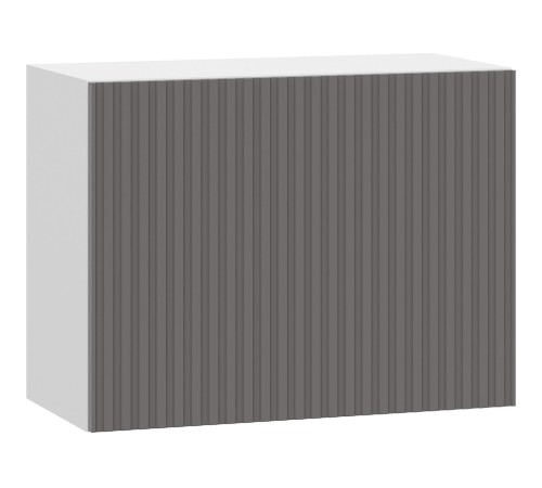 Стайл Навесной шкаф антресольный 1 дв 60х45,6 см, белый/грей