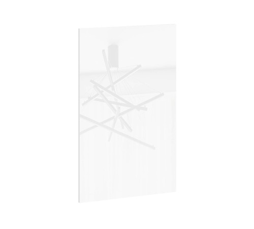 Стрэйт Фасад для посудомоечной машины 45х71,6 см 00-00072840, белый глянец