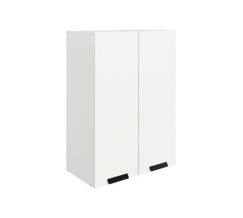 Джаз Шкаф навесной 2 дв 60х90 см, белый/белый