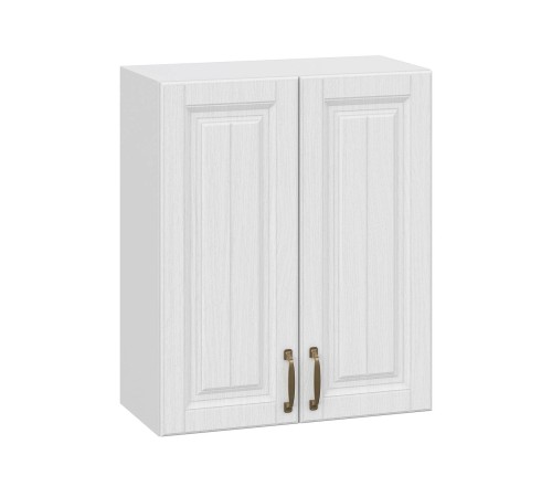 Прованс Шкаф навесной 1 дв 30х72 см, белый/белый текстурный