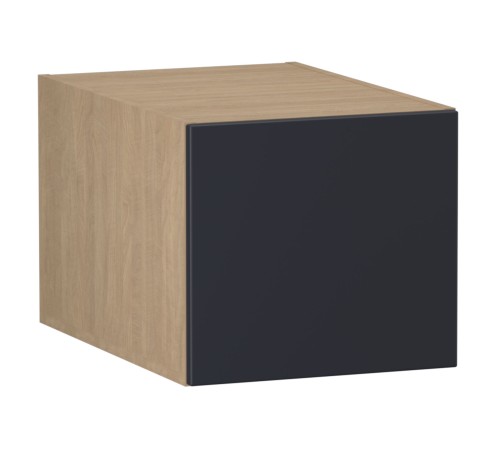 Женева Шкаф антресольный глубокий 1 дверь 60 см, дуб палермо/серый камень