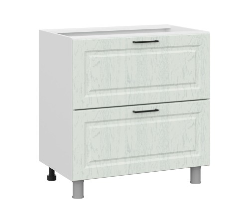 Грейвуд Стол 2 ящ 80х82,4 см, белый/арктик