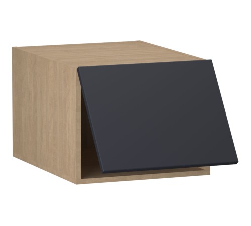 Женева Шкаф антресольный глубокий 1 дверь 60 см, дуб палермо/серый камень