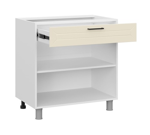 Вектор Стол 2 дв 1 ящ 80х82,4 см, белый/магнолия