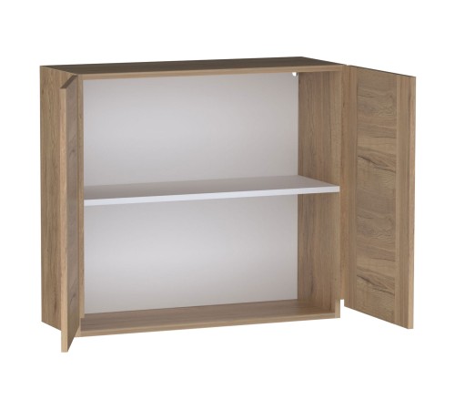 Сити Шкаф 2 двери 80 см, дуб галифакс