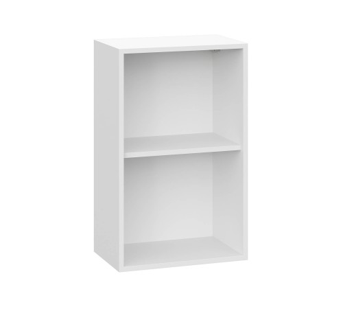 Стрэйт Шкаф 1 дв 45х72 см, белый/белый глянец