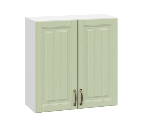 Прованс Шкаф навесной 1 дв 30х72 см, белый/белый текстурный