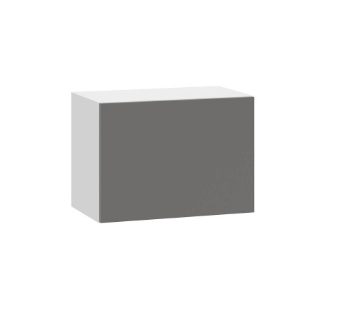 Модерн Шкаф антресольный 1 дв 50х36 см, белый/грей