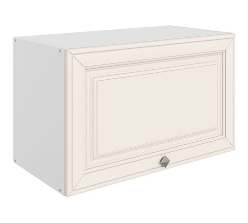 Мишель Шкаф навесной антресольный 1 дв 60х36 см, белый/лен