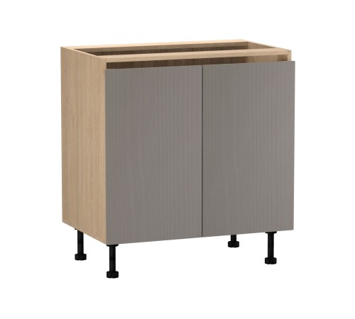 Женева Стол 2 двери 80 см, дуб палермо/серый камень