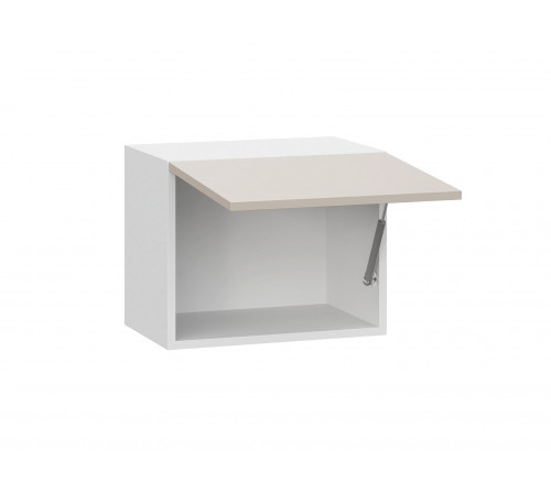 Модерн Шкаф антресольный 1 дв 45х36 см, белый/меланж