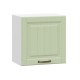 Прованс Шкаф навесной антресольный 1 дв 45х45,6 см, белый/фисташковый структурный